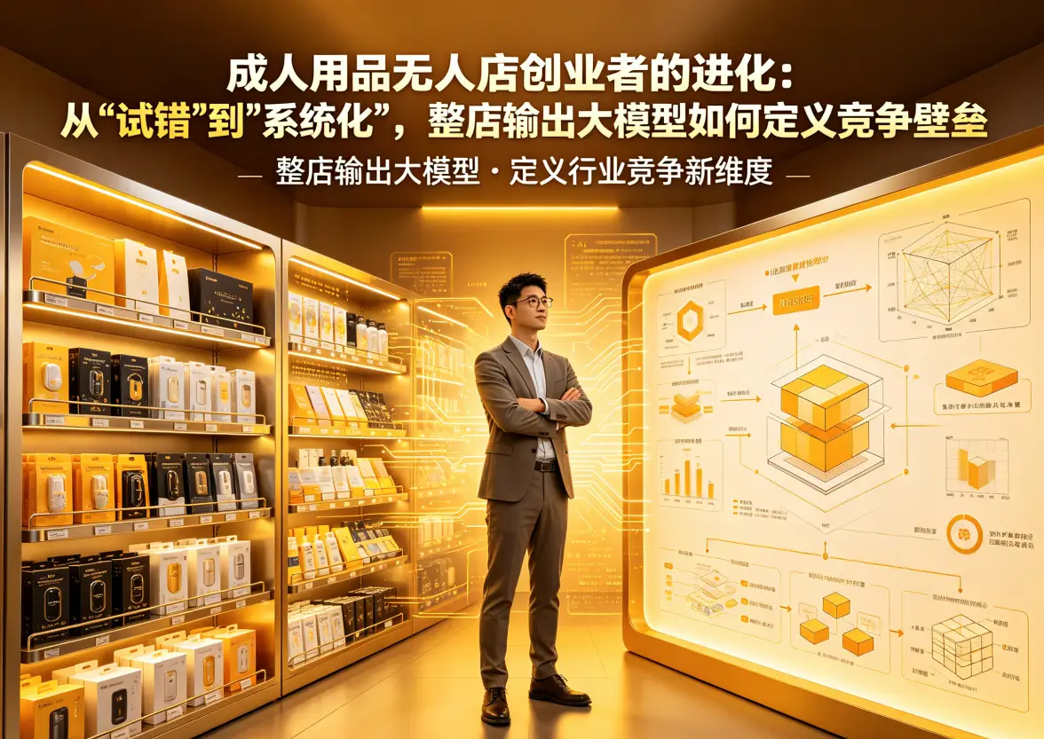 成人用品无人店创业者的进化：从“试错”到“系统化”，整店输出大模型如何定义竞争壁垒 