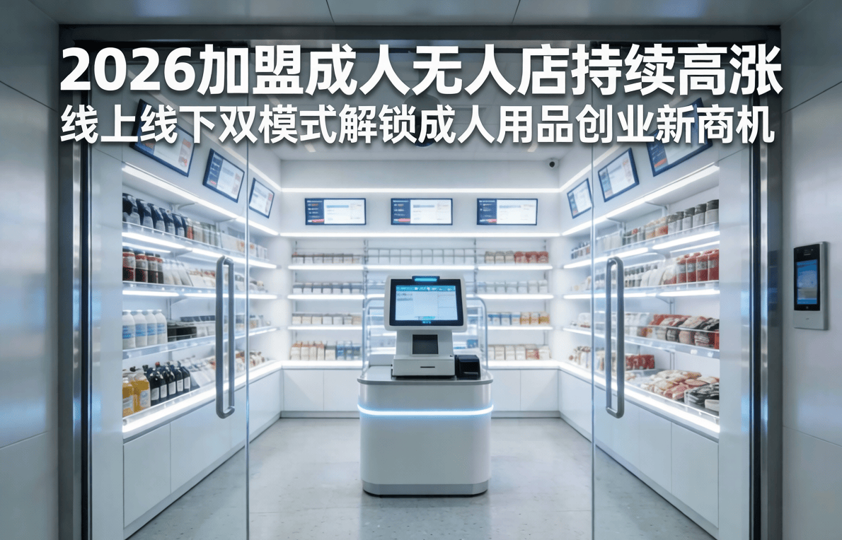2026加盟成人无人店持续高涨 双模式解锁成人用品创业新商机