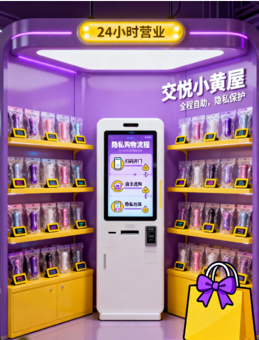 成人用品无人店为什么选择交悦小黄屋