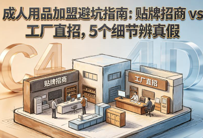 成人用品加盟避坑指南：贴牌招商 vs 工厂直招，5个细节辨真假