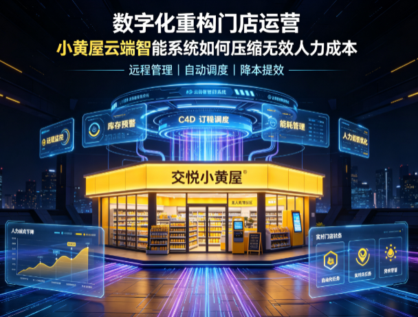 数字化重构门店运营：小黄屋云端智能系统如何压缩无效人力成本