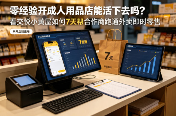 零经验开成人用品店能活下去吗？看交悦小黄屋如何 7 天帮合作商跑通外卖即时零售